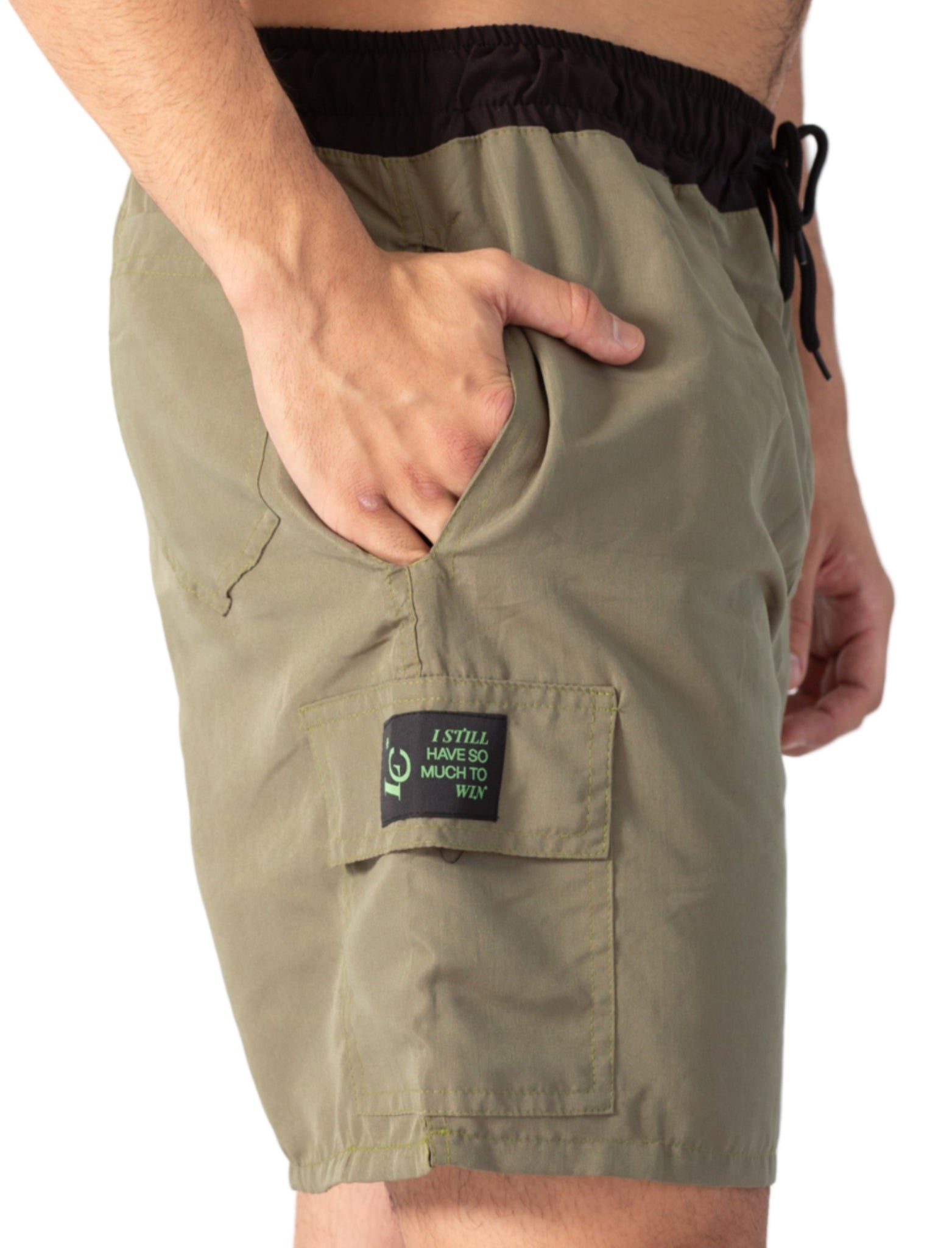 Bermuda tactel - Essencials (verde)