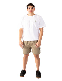 Bermuda tactel - Essencials (bege)