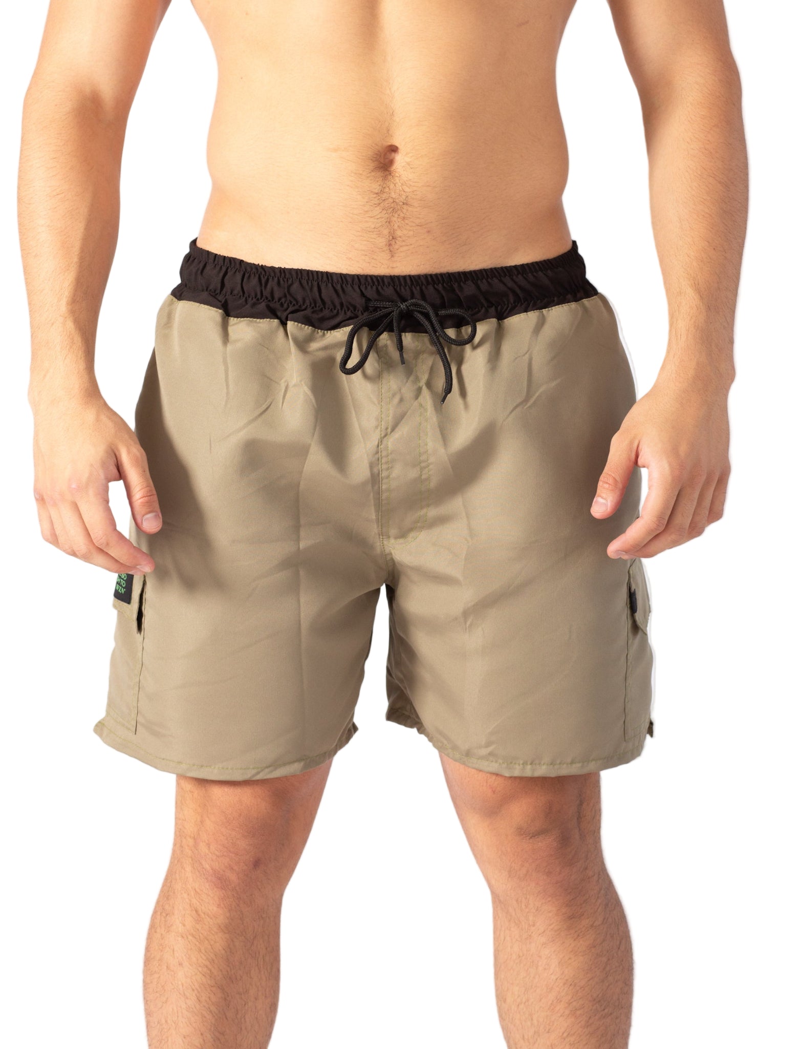 Bermuda tactel - Essencials (bege)