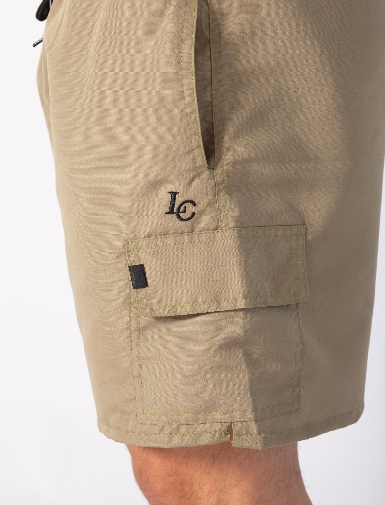 Bermuda tactel - Essencials (bege)