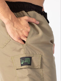 Bermuda tactel - Essencials (bege)