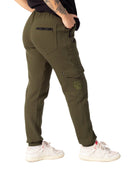 Calça moletom cargo  - Essencials