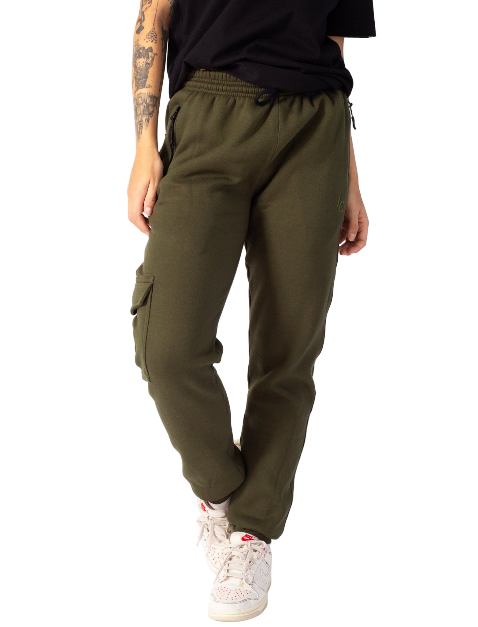 Calça moletom cargo  - Essencials