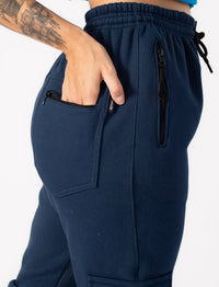 Calça moletom cargo - Minimal