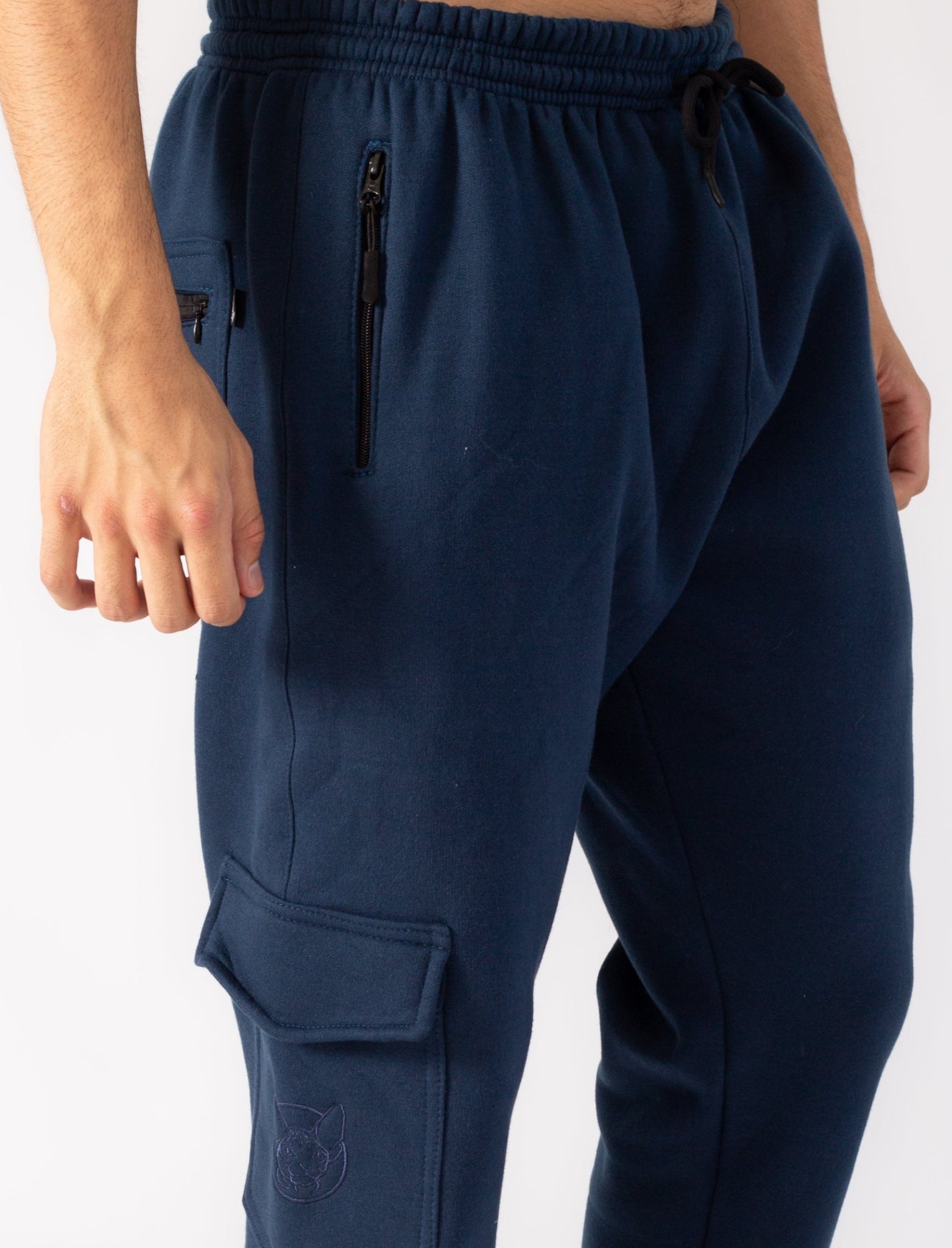 Calça moletom cargo - Minimal