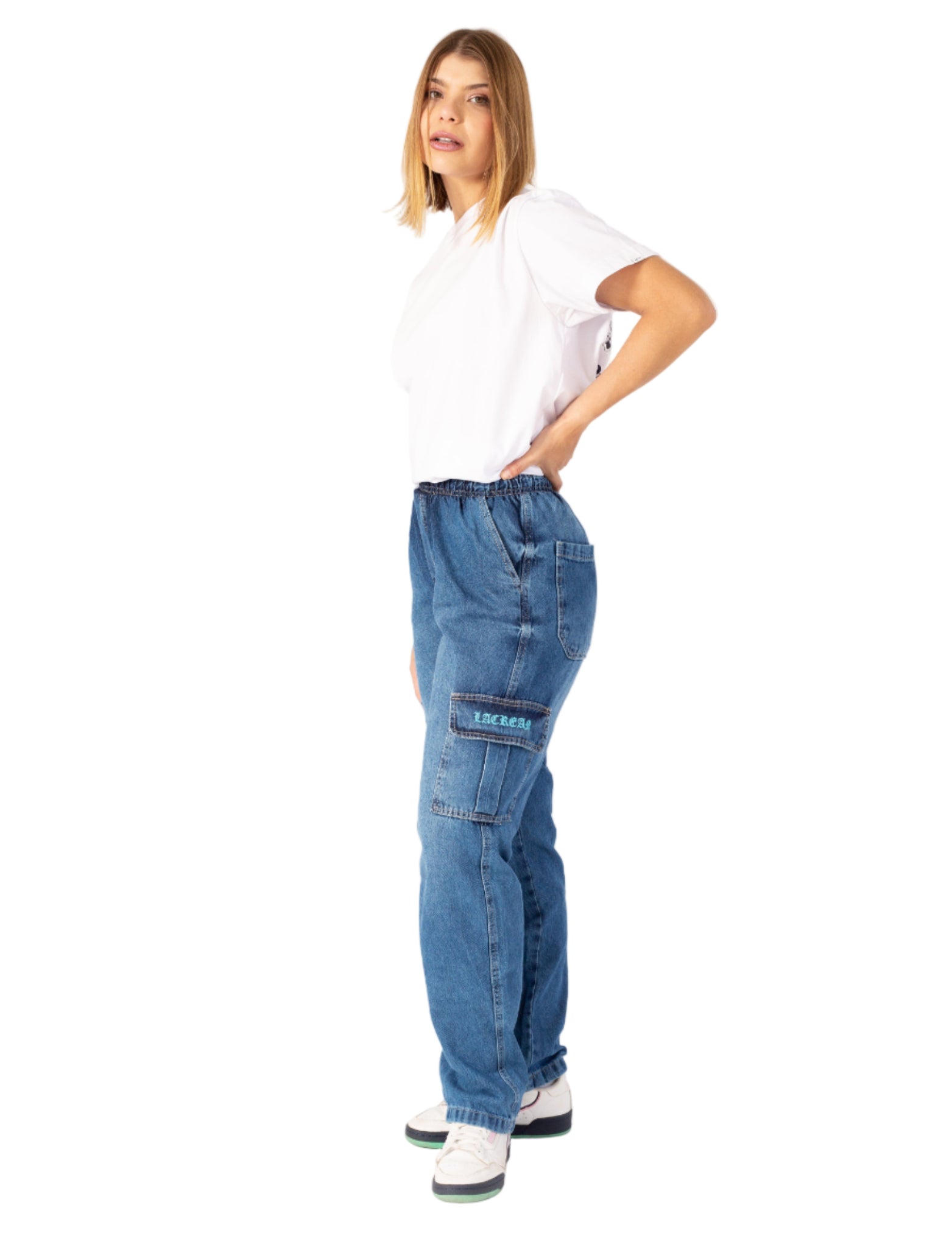 Calça jeans cargo - Blaze One