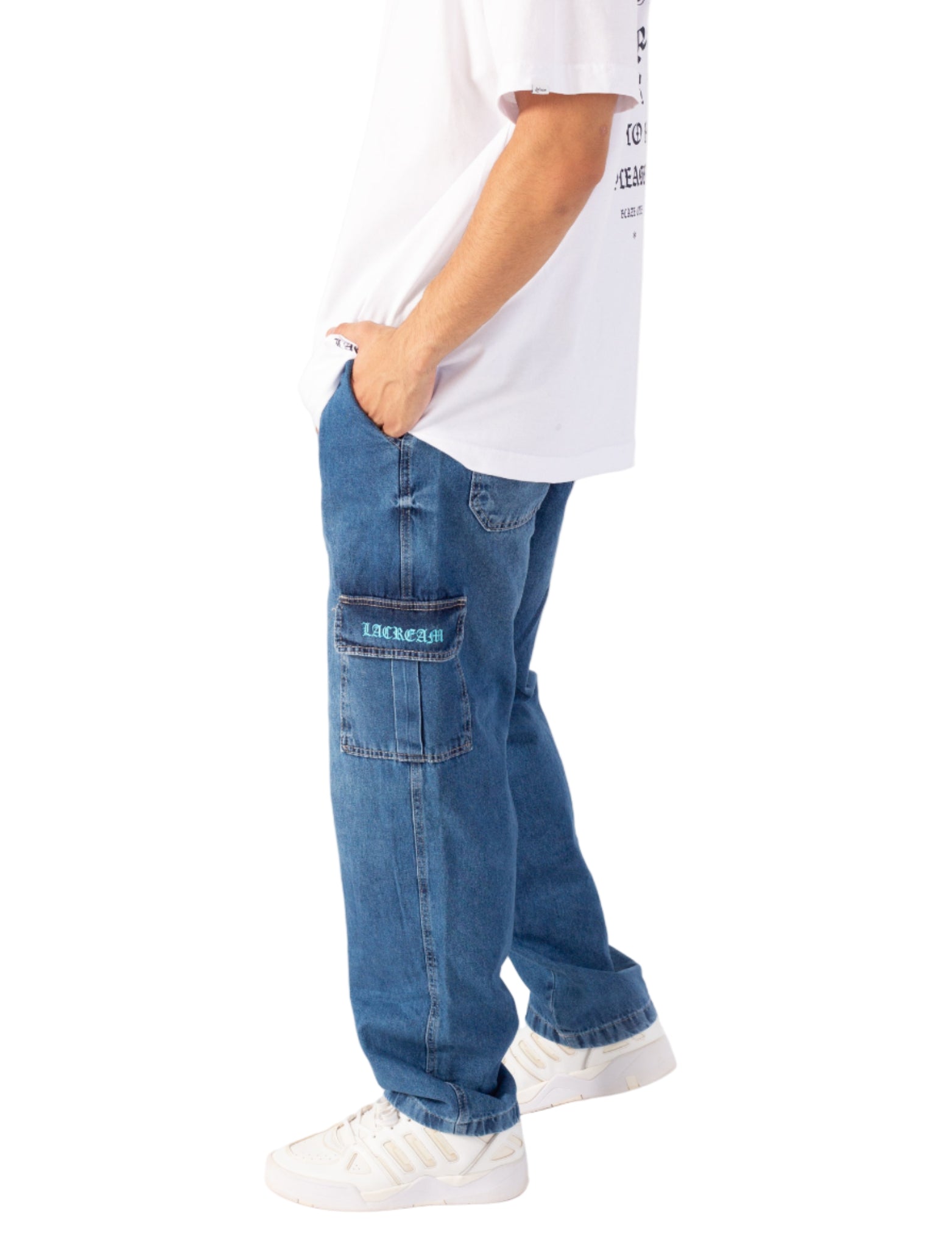 Calça jeans cargo - Blaze One