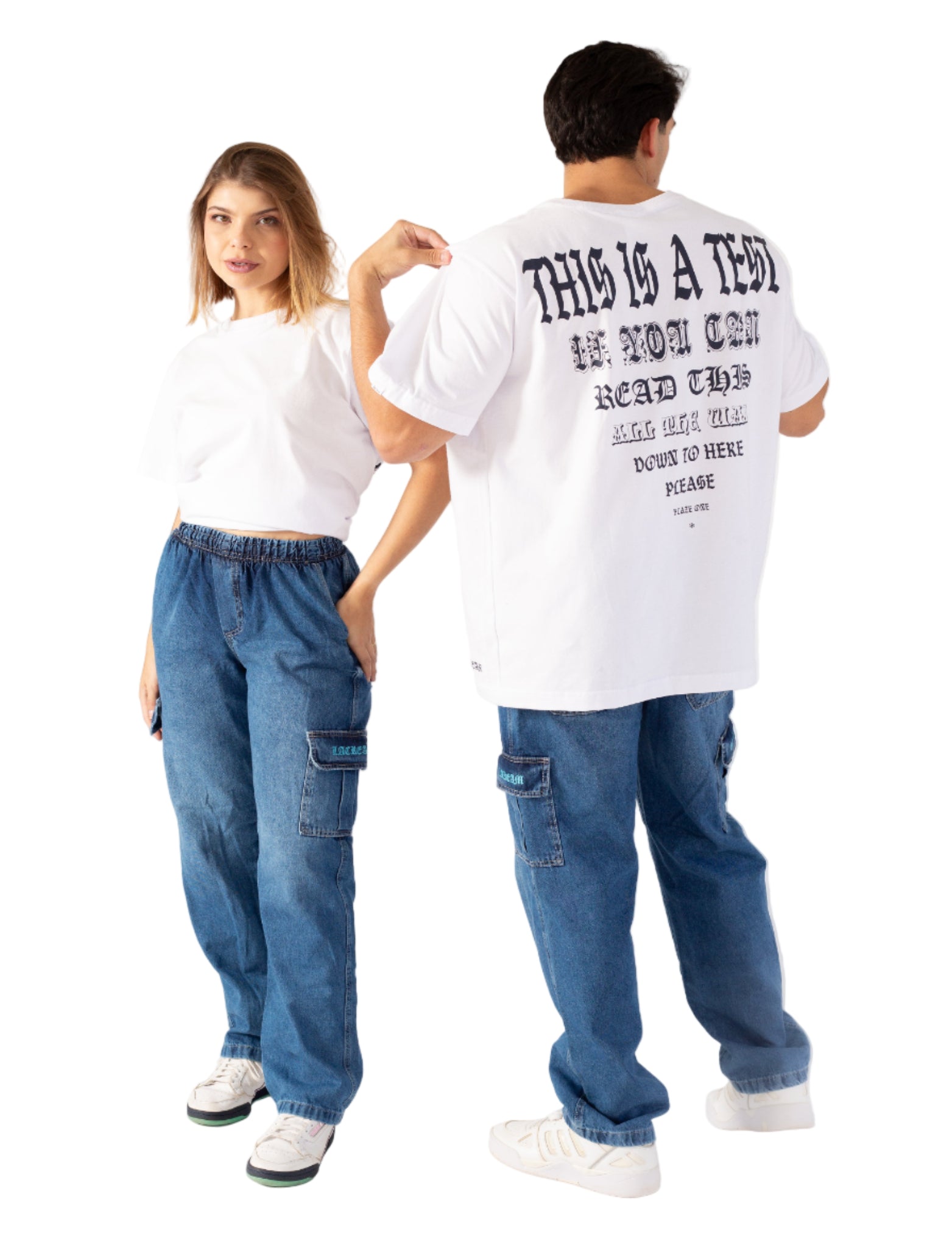 Calça jeans cargo - Blaze One