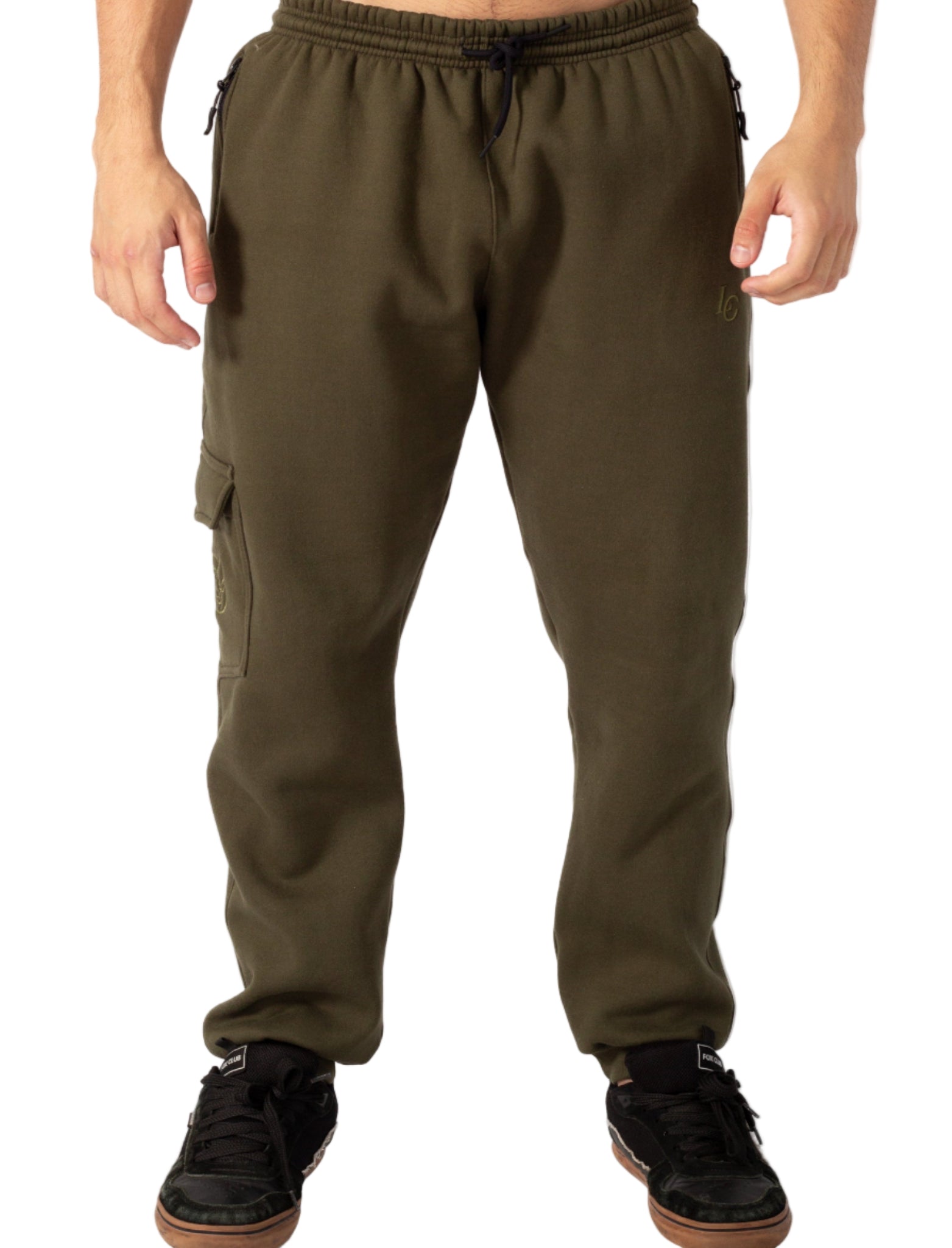 Calça moletom cargo  - Essencials